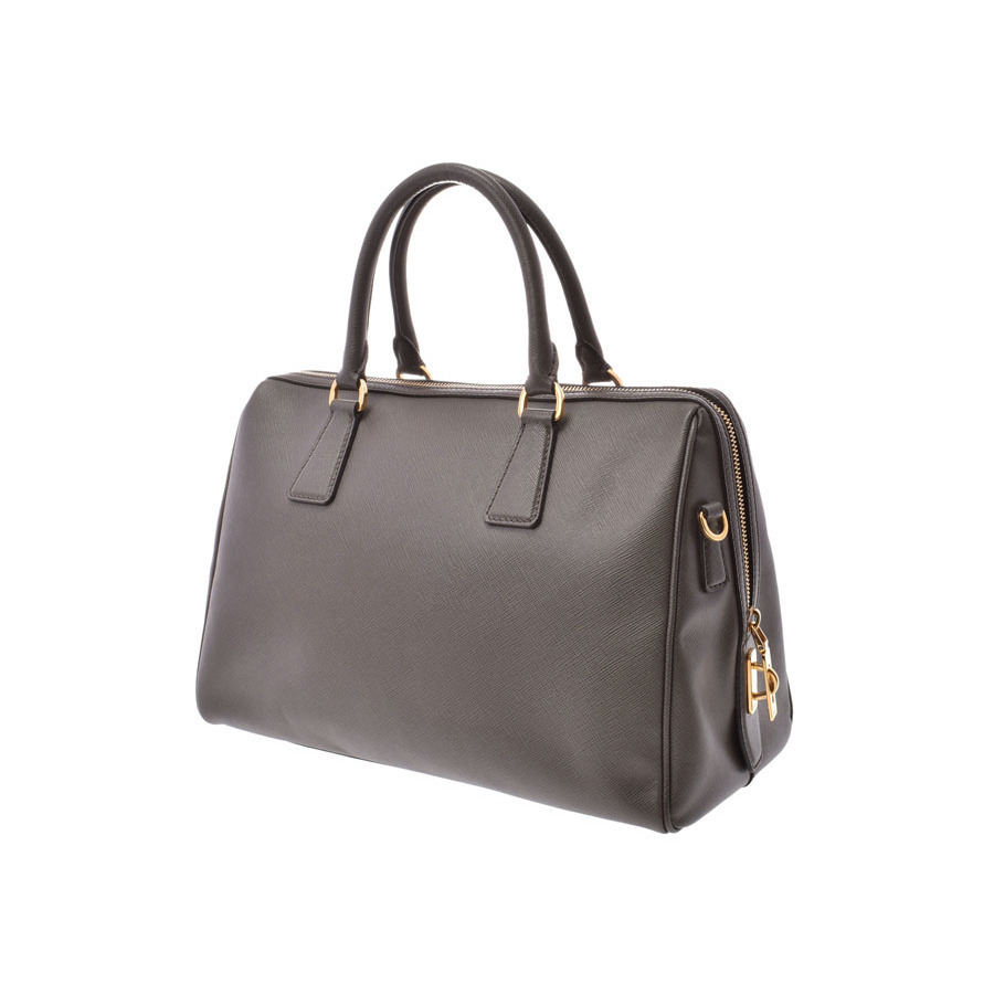 Prada Card Saffiano Handbag Gray Prada Card Saffiano Handbag Gray